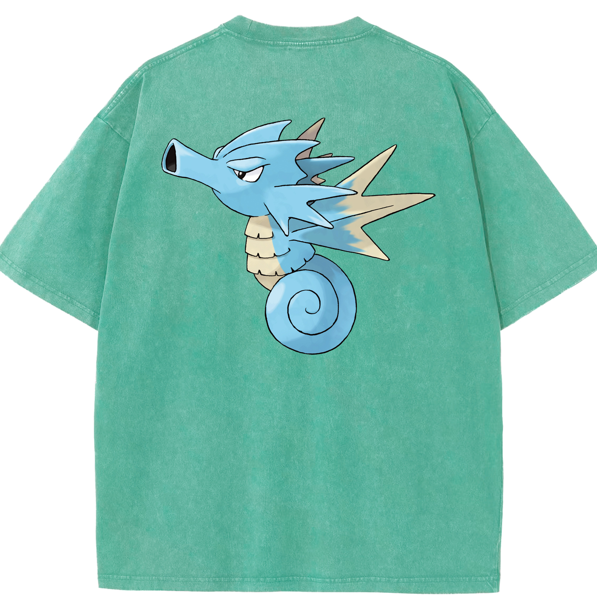 （画像用） ポケットモンスター Pokémon 綿100% ヴィンテージ風 半袖Tシャツ（背面プリント）